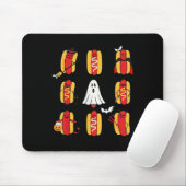 Niedlich Funny Halloweiners Hot Dog Ghosts Hallowe Mousepad (Mit Mouse)