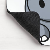 Niedlich Funny Hippo Mousepad (Ecke)
