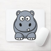 Niedlich Funny Hippo Mousepad (Mit Mouse)