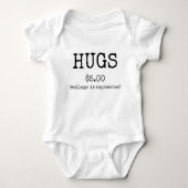 Niedlich Funny Hugs Baby Strampler (Vorderseite)