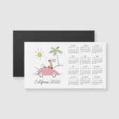 Niedlich Funny Humour California 2026 Calendar Magnetkarte (Vorne/Hinten)