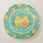 Niedlich Funny I Liebe Sie vermeiden wollen Jubilä Rundes Kissen (Vorderseite)