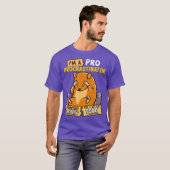 Niedlich Funny Im a Pro Procrastinator Hamster Puf T-Shirt (Vorne ganz)
