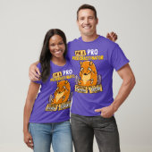 Niedlich Funny Im a Pro Procrastinator Hamster Puf T-Shirt (Unisex)