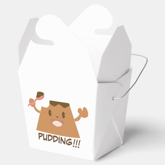 Niedlich Funny Kawaii Schokolade PUDDING!!! Geschenkschachtel (Geöffnet)