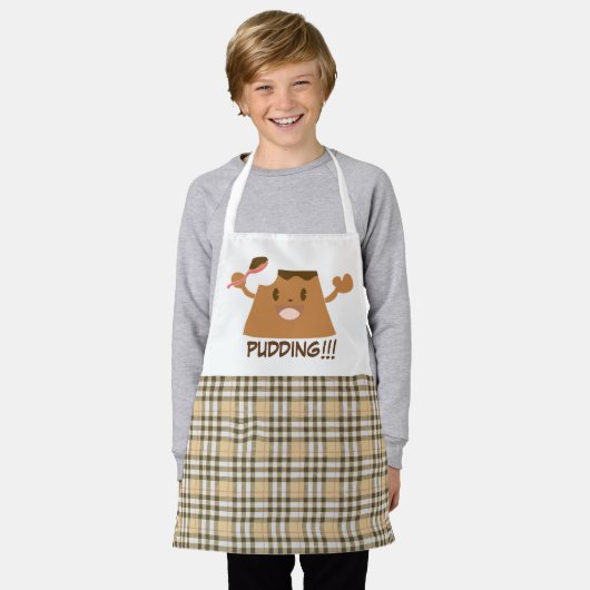 Niedlich Funny Kawaii Schokolade PUDDING!!! Schürze (Getragen)