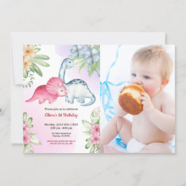 Niedlich Funny | Kinder Foto Geburtstag Einladung