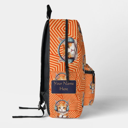 Niedlich Funny Kitten Custom Bedruckter Rucksack (Links)