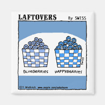 Niedlich Funny Laftovers Blueberry Cartoon