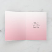 Niedlich Funny Lama Spaß Happy Birthday Karte (Innenseite)