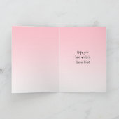 Niedlich Funny Lama Spaß Happy Birthday Karte (Innenseite)