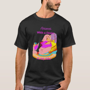 NIEDLICH FUNNY LÄSSIGE DACKEL ENTSPANNT MIT EINER T-Shirt