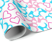 Niedlich Funny Liebe Heard Form Geschenkpapier (Rolleneckpunkt)