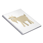 Niedlich Funny Little Goat Notizblock (Rechte Seite)