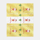 Niedlich Funny Modern Rudolph Weihnachtsbaumen Fleecedecke (Vorderseite)