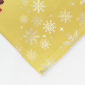 Niedlich Funny Modern Rudolph Weihnachtsbaumen Fleecedecke (Ecke)