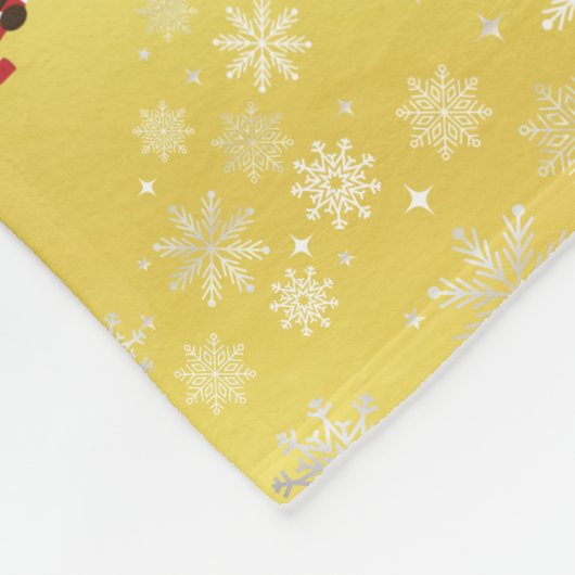 Niedlich Funny Modern Rudolph Weihnachtsbaumen Fleecedecke (Ecke)