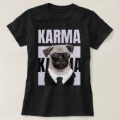 Niedlich Funny Mops Welppy Dog Lover Karma T-Shirt (Design vorne)