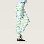 Niedlich Funny Naughty Nice Weihnachtsfeiertag Yog Leggings (Rechts)