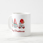 Niedlich Funny Nordic Gnomes Weihnachten Kaffeetasse (Vorderseite Links)