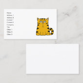 Niedlich Funny Orange Cids Visitenkarte (Vorne/Hinten)