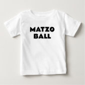 Niedlich Funny Pesach Pessach Matzo Ball Baby T-shirt (Vorderseite)
