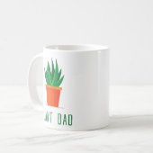 Niedlich Funny Pflanze Vater Kaffeetasse (Vorderseite Links)