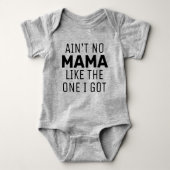 Niedlich Funny Phrase | Ain No Mama Baby Strampler (Vorderseite)