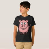 Niedlich Funny Pig T-Shirt (Vorne ganz)