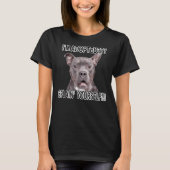 Niedlich Funny Pitbull Dog T-Shirt (Vorderseite)