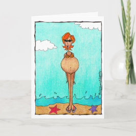 Niedlich Funny Pregnancy Baby Dusche Herzlichen Gl Karte