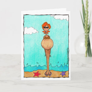 Niedlich Funny Pregnancy Baby Dusche Herzlichen Gl Karte