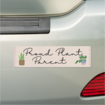 Niedlich Funny Proud Pflanze Parent Autoaufkleber