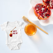 Niedlich Funny Rosh Hashanah Baby Strampler