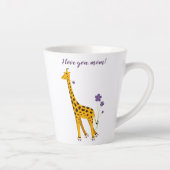 Niedlich Funny Skaten Cartoon Giraffe Liebe Mama Milchtasse (Rechts)
