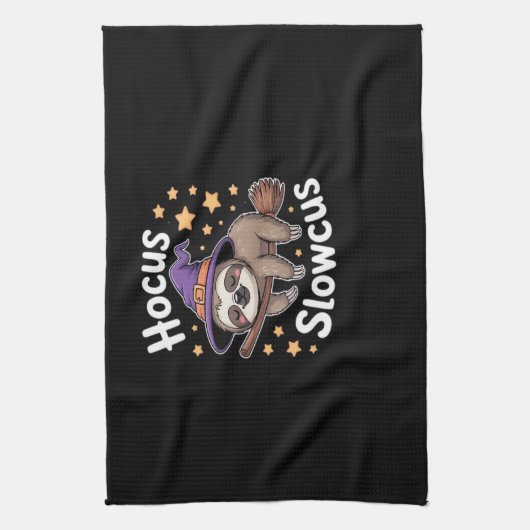 Niedlich Funny Sloth Halloween Essential T - Shirt Geschirrtuch (Vertikal)