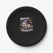 Niedlich Funny Sloth Halloween Essential T - Shirt Pappteller (Vorderseite)