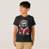 Niedlich Funny Sloth Weihnachtsmann Weihnachten We T-Shirt (Vorne ganz)