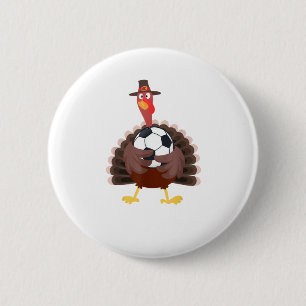 Niedlich Funny Soccer Erntedank Türkei Boys Button