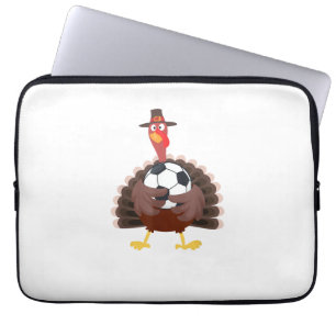 Niedlich Funny Soccer Erntedank Türkei Boys Laptopschutzhülle