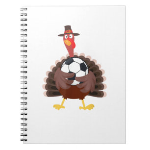 Niedlich Funny Soccer Erntedank Türkei Boys Notizblock