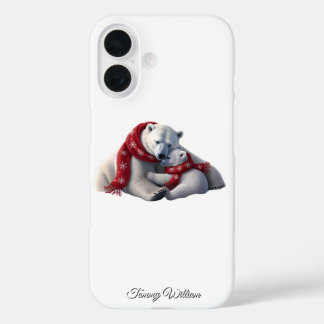 Niedlich Funny Spaß Trendy Modern Frohe Weihnachte iPhone 16 Hülle