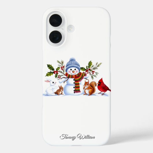 Niedlich Funny Spaß Trendy Modern Frohe Weihnachte Case-Mate iPhone Hülle (Rückseite)
