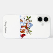 Niedlich Funny Spaß Trendy Modern Frohe Weihnachte Case-Mate iPhone Hülle (Rückseite (Horizontal))