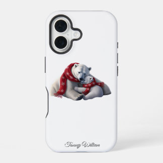 Niedlich Funny Spaß Trendy Modern Frohe Weihnachte iPhone 16 Hülle