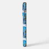 Niedlich Funny Spaß Trendy Modern Frohe Weihnachte iPhone Hülle (Linke Seite)