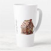 Niedlich Funny Spaß Trendy Modern Frohe Weihnachte Milchtasse (Rechte Ecke)