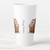 Niedlich Funny Spaß Trendy Modern Frohe Weihnachte Milchtasse (Vorderseite)