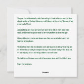 Niedlich Funny Unicorn Santa Spaß Foto Weihnachten (Rückseite)