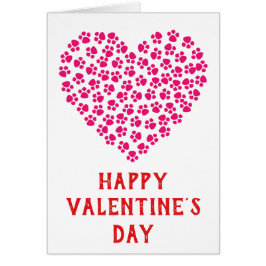 Niedlich Funny Valentinstag Paw Prinz Herz